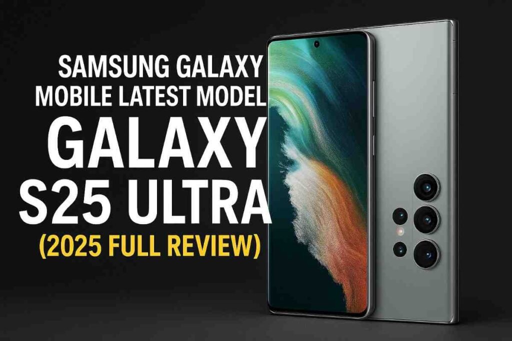 Samsung Galaxy Mobile Latest Model