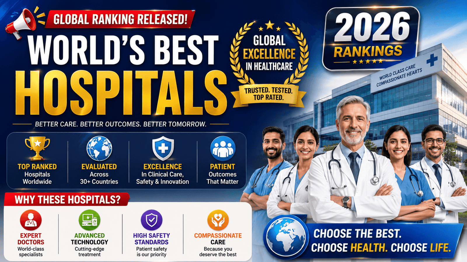 World’s Best Hospitals 2026 : Where Excellence Meets Care